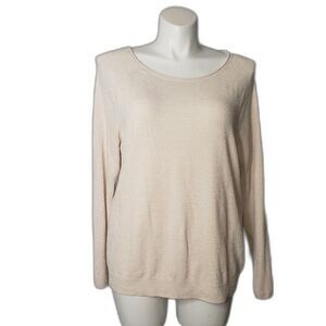 Barefoot Dreams Sweater Style BOWES 20845 Light Pink Womens Plus Size 1X